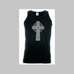 Gotický kríž čierne pánske tielko 100%bavlna značka Fruit of The Loom